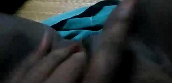  a south indian tamil nadu aunty rubbing her juicy pussy